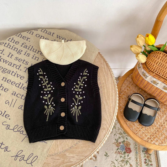 Karla Embroidered Vest